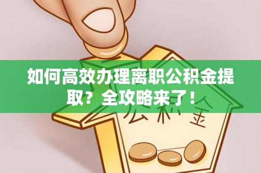 焉耆如何高效办理离职公积金提取？全攻略来了！